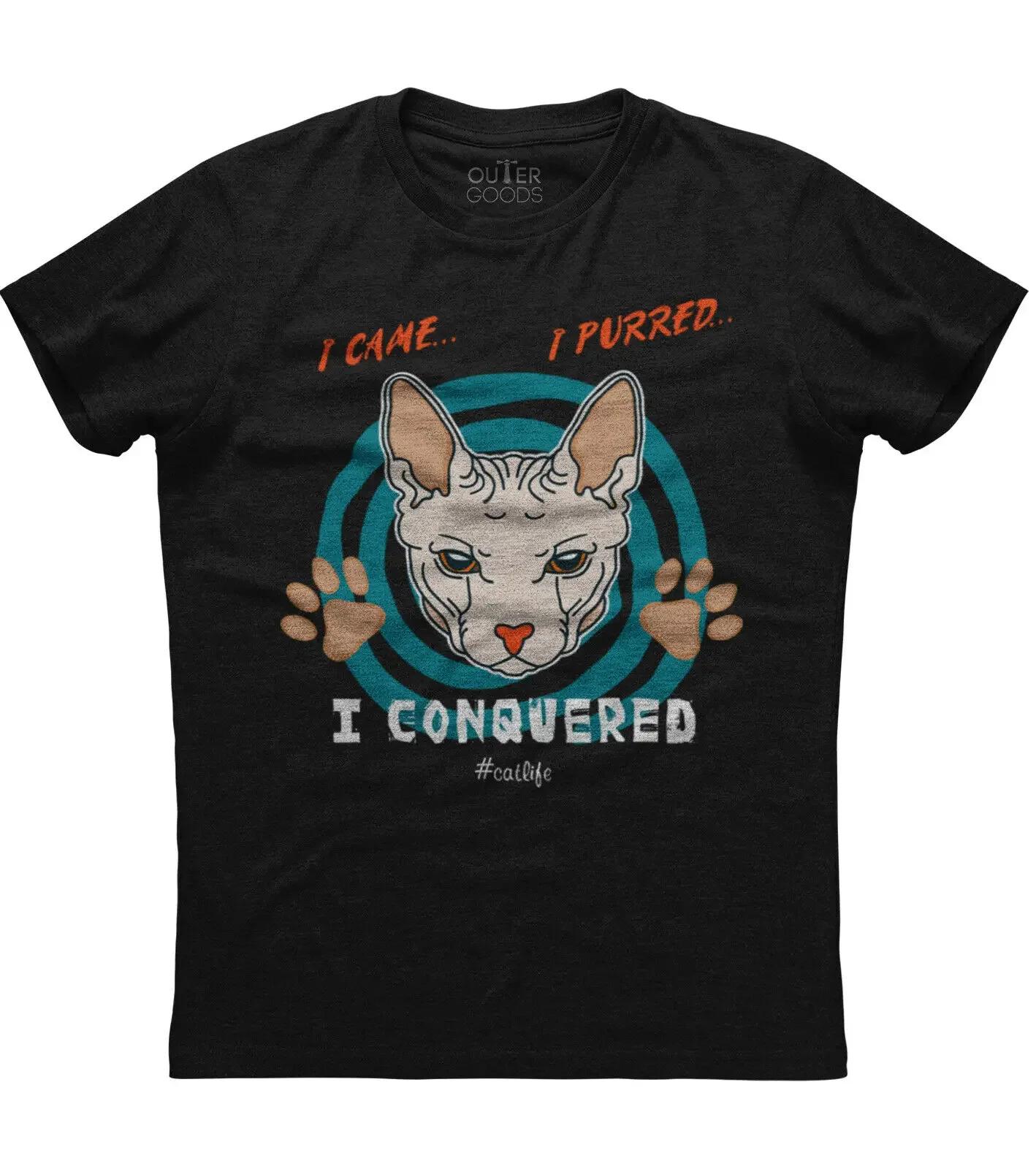 I Came I Purred I Conquered Funny Cat Graphic Phrase TShirt Summer Cotton ONeck Short Sleeve Mens T Shirt New S3XL S
I Came I Purred I Conquered Funny Cat Graphic Phrase TShirt Summer Cotton ONeck Short Sleeve Mens T Shirt New S3XL S
