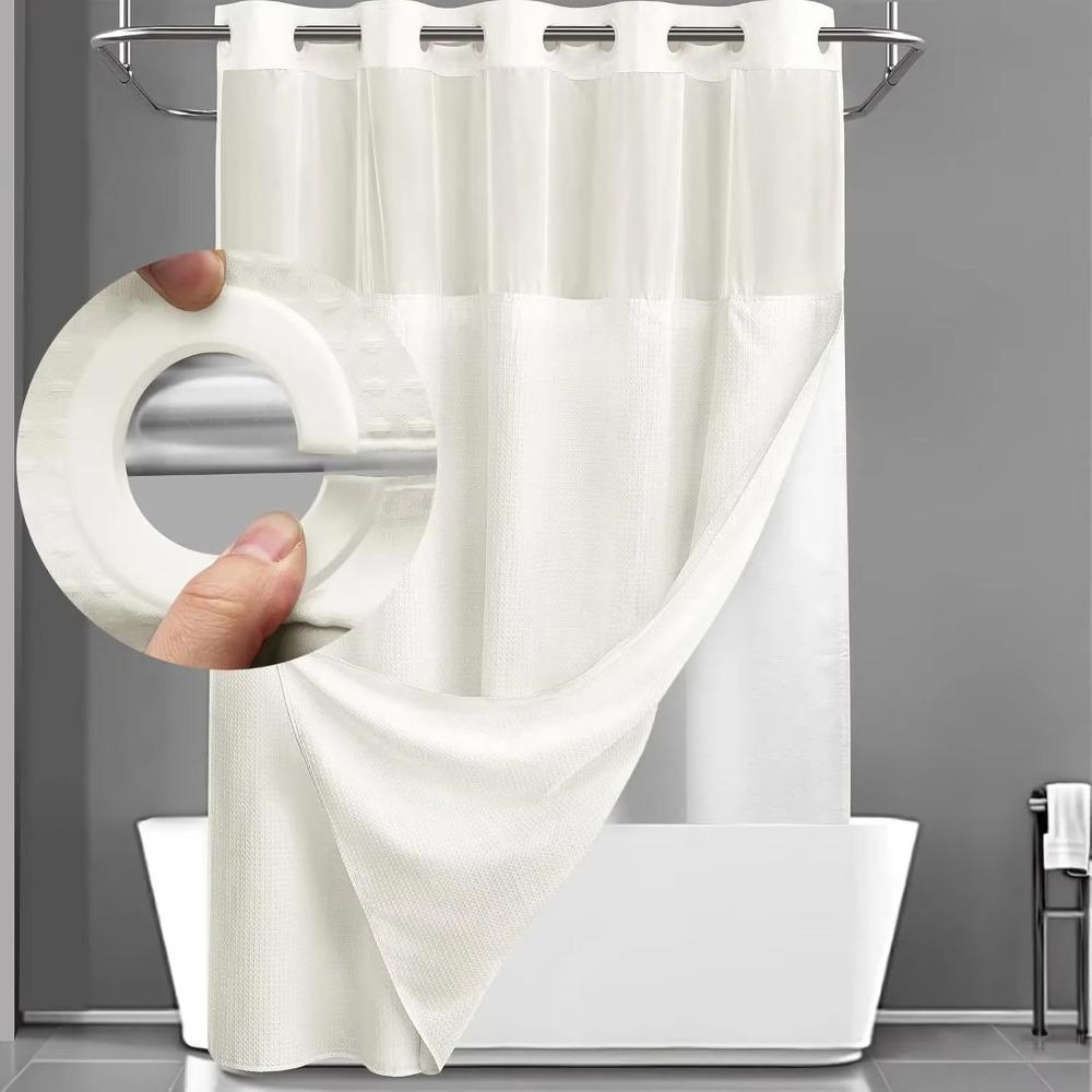 Waterproof Waffle Shower Curtain Double-layer Window Curtain Modern Kitchen Door Curtain Bedroom чорний
Waterproof Waffle Shower Curtain Double-layer Window Curtain Modern Kitchen Door Curtain Bedroom чорний