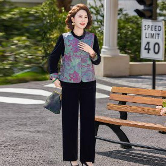 2026 New Style Women s Gold Velvet Spring Suit Vest for Middle-Aged & Elderly 5XL фіолетовий/синій
2026 New Style Women s Gold Velvet Spring Suit Vest for Middle-Aged & Elderly 5XL фіолетовий/синій