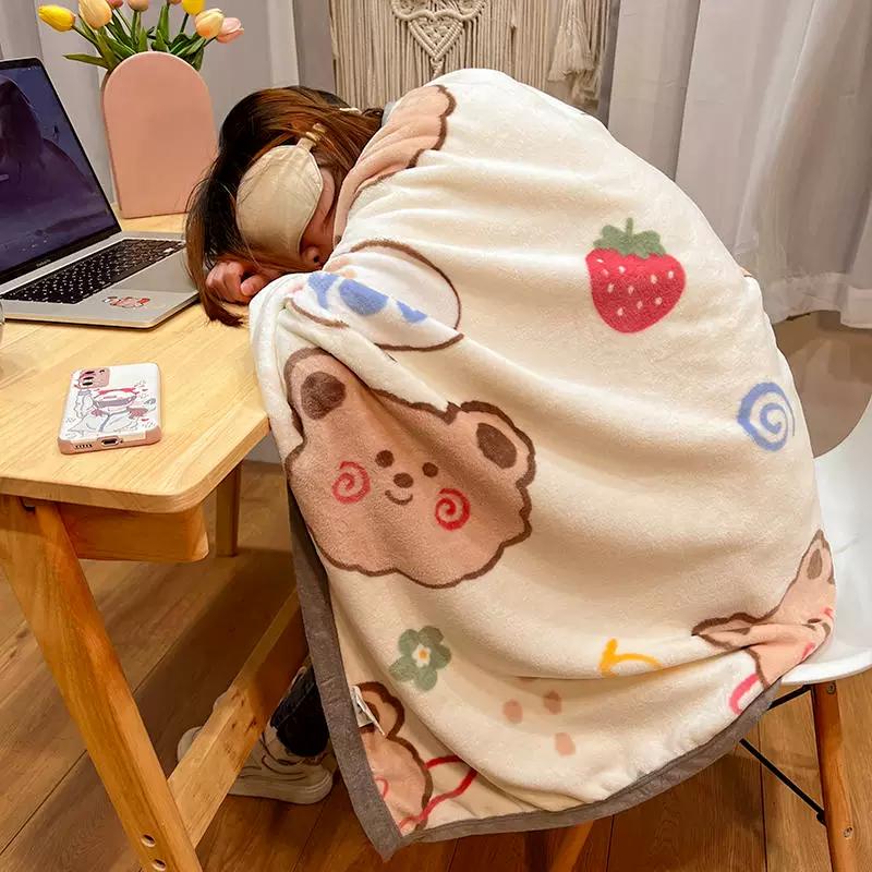 Portable Office Nap Blanket Soft and Cute Coral Fleece Shawl Blankets Multi Purpose Bedding Thin Quilt Skin Friendly and Non Shedding Bed Sheet 100x120cm
Portable Office Nap Blanket Soft and Cute Coral Fleece Shawl Blankets Multi Purpose Bedding Thin Quilt Skin Friendly and Non Shedding Bed Sheet 100x120cm