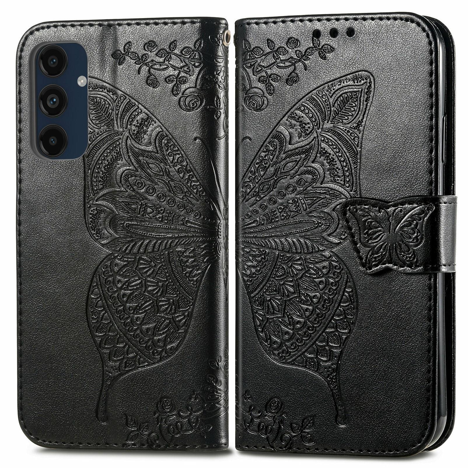 For Samsung Galaxy S24 FE Case PU Leather Wallet Phone Cover Butterfly Pattern Black
For Samsung Galaxy S24 FE Case PU Leather Wallet Phone Cover Butterfly Pattern Black