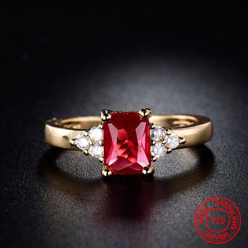 925 Sterling Silver 18K Gold Black Zircon Ring for Women Fashion Jewelry 10 червоний
925 Sterling Silver 18K Gold Black Zircon Ring for Women Fashion Jewelry 10 червоний