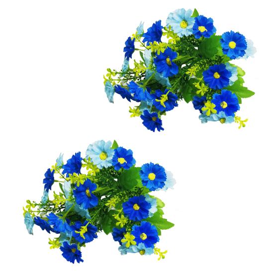 2 шт. искусственные ромашки, букет, реалистичные искусственные цветы, кустарники, пластиковая зелень, всесезонная подделка 2pcs синий
2 шт. искусственные ромашки, букет, реалистичные искусственные цветы, кустарники, пластиковая зелень, всесезонная подделка 2pcs синий