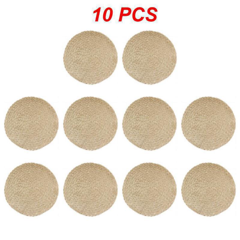 10/30/50 шт. Нескользящий коврик без плесени Эксперт по защите рабочего стола Натуральный экологический изоляционный коврик Вязаные коврики ручной работы
10/30/50 шт. Нескользящий коврик без плесени Эксперт по защите рабочего стола Натуральный экологический изоляционный коврик Вязаные коврики ручной работы