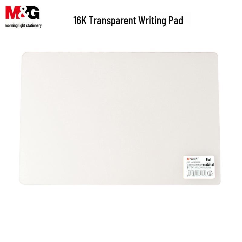 MG 16K Waterproof Student Writing Pad with Transparent Cover and Rounded Corners 200x295mm
MG 16K Waterproof Student Writing Pad with Transparent Cover and Rounded Corners 200x295mm