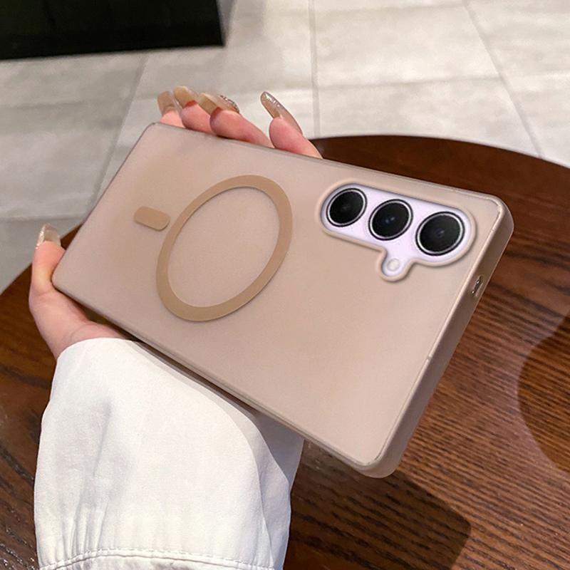 For Samsung Galaxy A56 5G Magnetic Case Compatible with MagSafe Frosted PC Phone Cover Transparent White
For Samsung Galaxy A56 5G Magnetic Case Compatible with MagSafe Frosted PC Phone Cover Transparent White