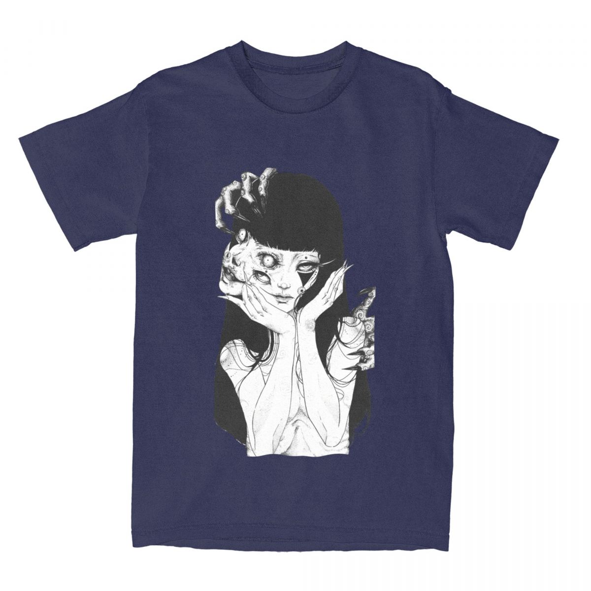 Junji Ito Japanese Anime T Shirt Man Horror Face Vintage 100% Cotton T Shirts Summer Hipster Tees Pattern Oversize Clothes 4XL
Junji Ito Japanese Anime T Shirt Man Horror Face Vintage 100% Cotton T Shirts Summer Hipster Tees Pattern Oversize Clothes 4XL