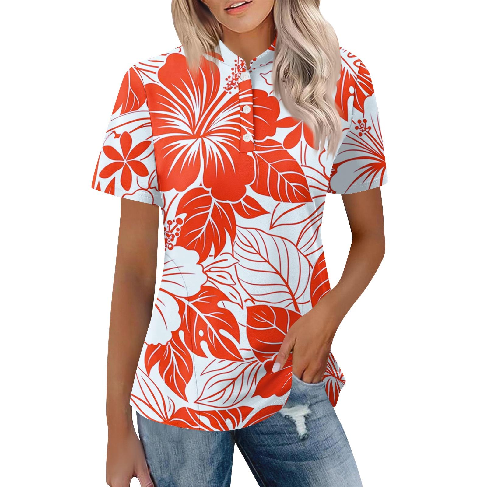 Women’s Casual Polo Neck Loose Fit Short Sleeve Top with Abstract Print and Button for Everyday Wear M червоний
Women’s Casual Polo Neck Loose Fit Short Sleeve Top with Abstract Print and Button for Everyday Wear M червоний