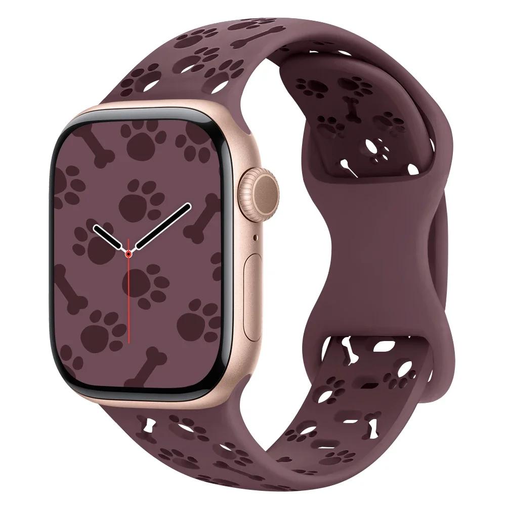 Новый силиконовый ремешок с рисунком лапки собаки для Apple Watch Band Ultra3 49мм 46 45 44 41мм 40 38мм Браслет для Iwatch Серии 11 10 9 8 7 6 5 SE 38-40-41MM
Новый силиконовый ремешок с рисунком лапки собаки для Apple Watch Band Ultra3 49мм 46 45 44 41мм 40 38мм Браслет для Iwatch Серии 11 10 9 8 7 6 5 SE 38-40-41MM