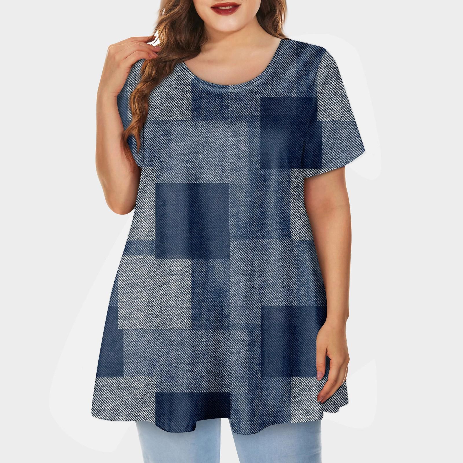 Женская свободная футболка трапециевидной формы с коротким рукавом и круглым вырезом с большим верхом и принтом XXL тёмно-синий
Женская свободная футболка трапециевидной формы с коротким рукавом и круглым вырезом с большим верхом и принтом XXL тёмно-синий