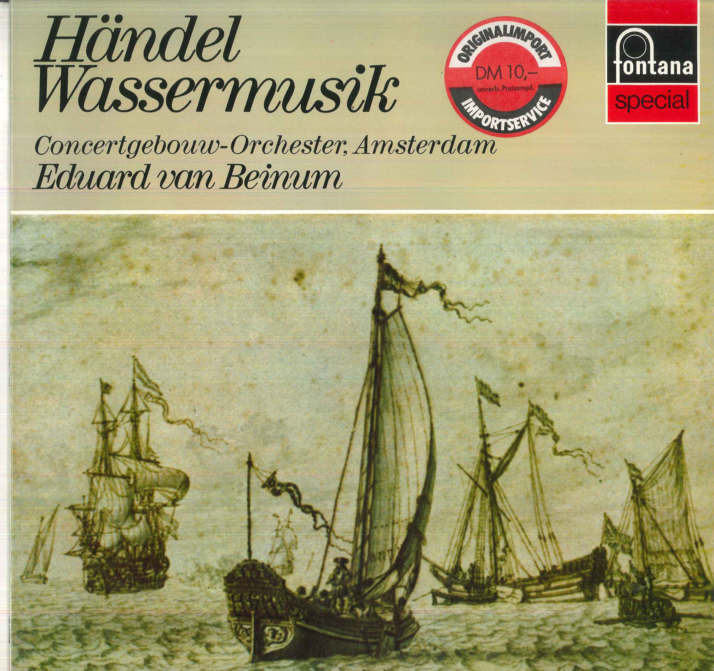 LP Record HANDEL - CONCERTGEBOUW-ORCHESTER, A - Wassermusik 6540068 FONTANA Holland Classical Used
LP Record HANDEL - CONCERTGEBOUW-ORCHESTER, A - Wassermusik 6540068 FONTANA Holland Classical Used