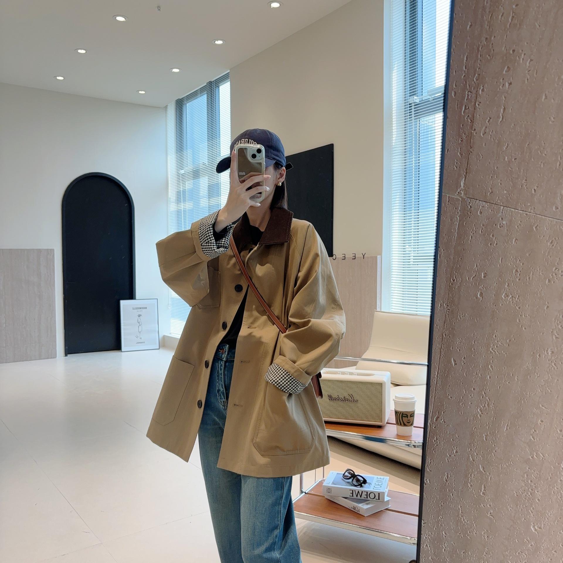 Johnature Autumn Korean Contrasting Khaki Trench Coat Women Casual Versatile Loose Turn-down Collar Women Coats L хаки
Johnature Autumn Korean Contrasting Khaki Trench Coat Women Casual Versatile Loose Turn-down Collar Women Coats L хаки