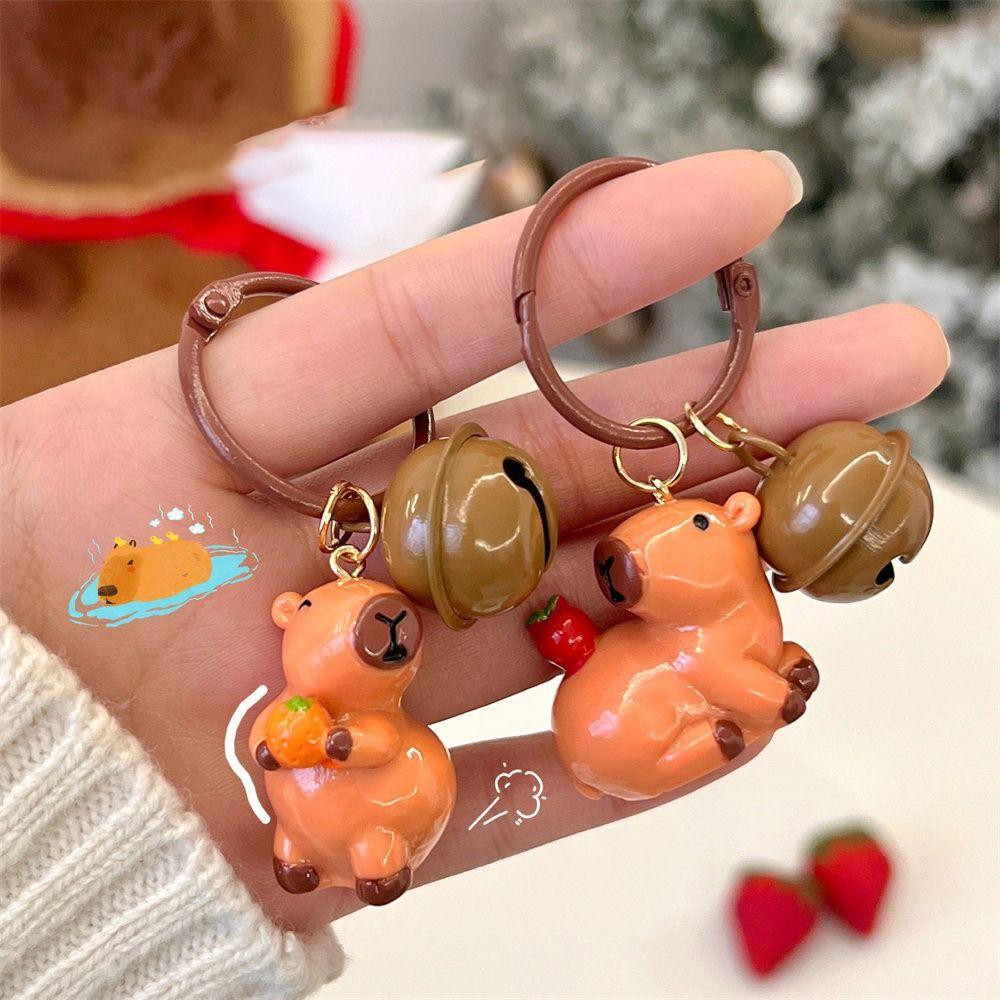 Креативный маленький колокольчик Capybara сумка кулон смешной открытый кольцо пряжка Capybara брелок для женщин style 4
Креативный маленький колокольчик Capybara сумка кулон смешной открытый кольцо пряжка Capybara брелок для женщин style 4