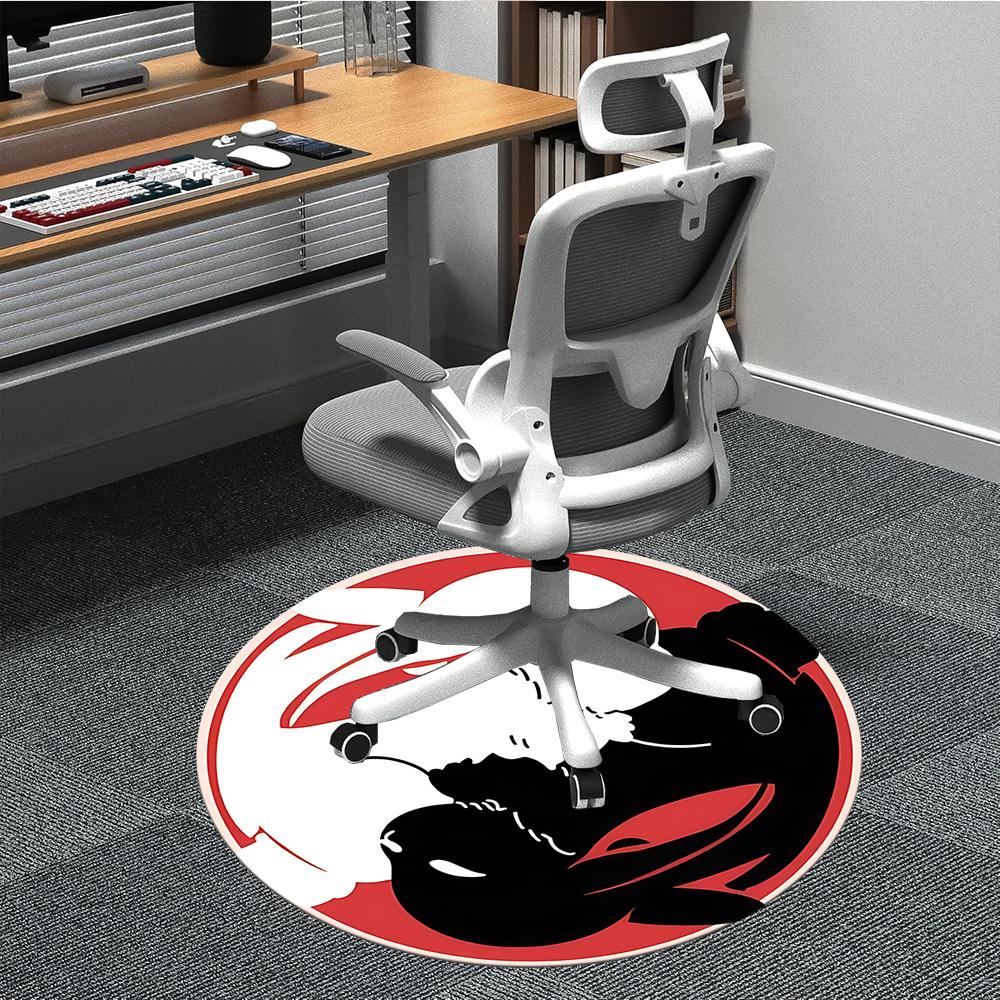 1pc Rabbit Yin Yang Chair Carpet for Office, Round Non Slip Durable Large Size Office Carpet, Suitable for Office 80cm
1pc Rabbit Yin Yang Chair Carpet for Office, Round Non Slip Durable Large Size Office Carpet, Suitable for Office 80cm