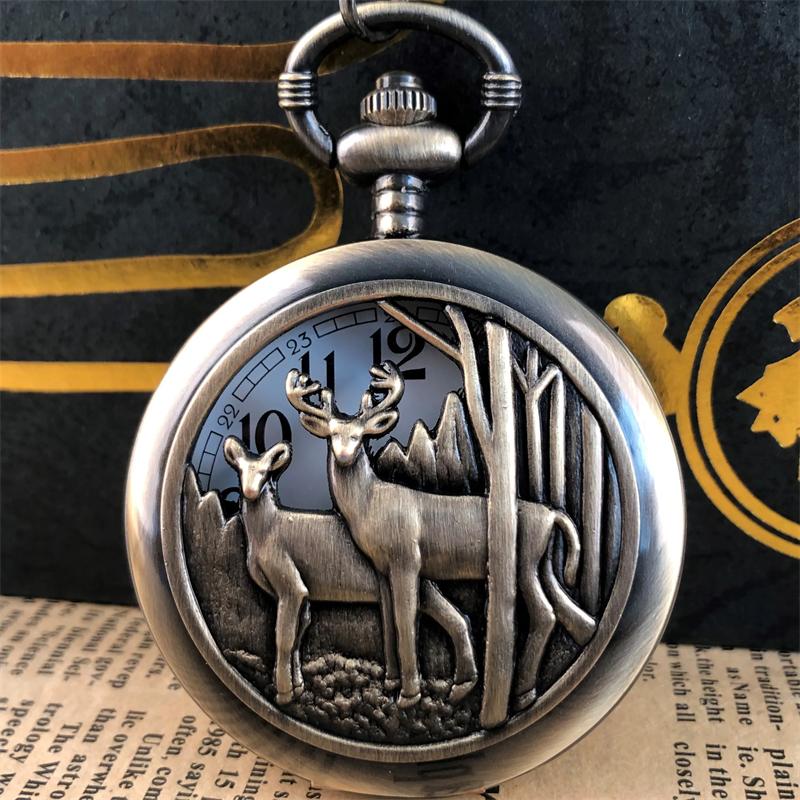 Vintage deep forest see deer series quartz pocket watch gift casual fashion men s and women s clothing accessories wall clock бронзовый
Vintage deep forest see deer series quartz pocket watch gift casual fashion men s and women s clothing accessories wall clock бронзовый