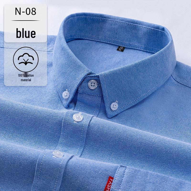 New Men s Iron-Free Pure Cotton Long Sleeve Oxford Shirt - Breathable, Business Casual Solid Color 38
New Men s Iron-Free Pure Cotton Long Sleeve Oxford Shirt - Breathable, Business Casual Solid Color 38