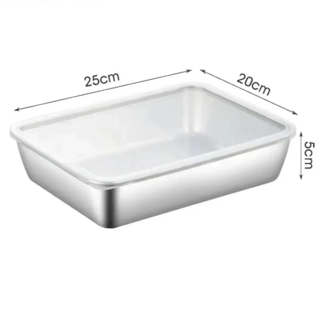 1/2/3pcs Stainless Steel Food Storage Containers Stackable with Sealed Lids Refrigerator Storage Box Grill Plate 1Pc серебряный
1/2/3pcs Stainless Steel Food Storage Containers Stackable with Sealed Lids Refrigerator Storage Box Grill Plate 1Pc серебряный