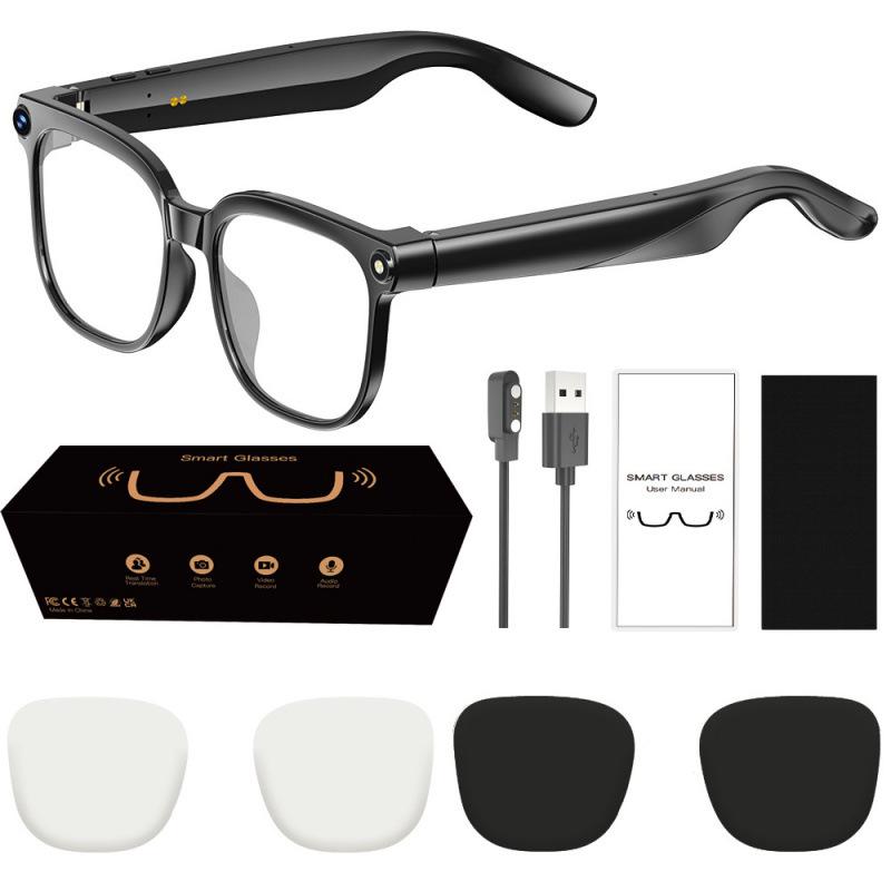 AI Bluetooth Smart Glasses: 800W Camera, Video Recording, and Simultaneous Interpretation
AI Bluetooth Smart Glasses: 800W Camera, Video Recording, and Simultaneous Interpretation