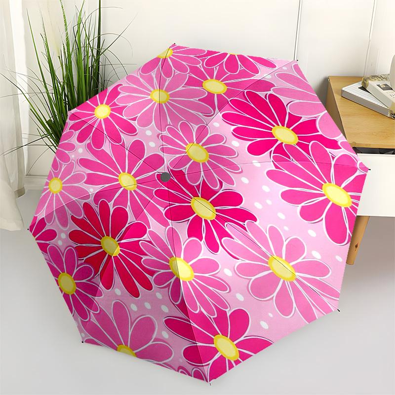 1pc Pink Daisy Pattern Umbrella with Plastic Handle,Vibrant Cartoon Pattern,Multi-functional UmbrellaPT171
1pc Pink Daisy Pattern Umbrella with Plastic Handle,Vibrant Cartoon Pattern,Multi-functional UmbrellaPT171