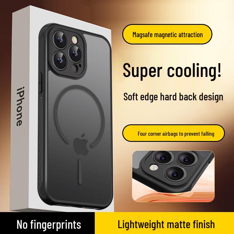 Hongzhuo Magnetic Heat-Dissipating Frosted Skin-Feel Silicone iPhone Case iPhone 14 Pro
Hongzhuo Magnetic Heat-Dissipating Frosted Skin-Feel Silicone iPhone Case iPhone 14 Pro
