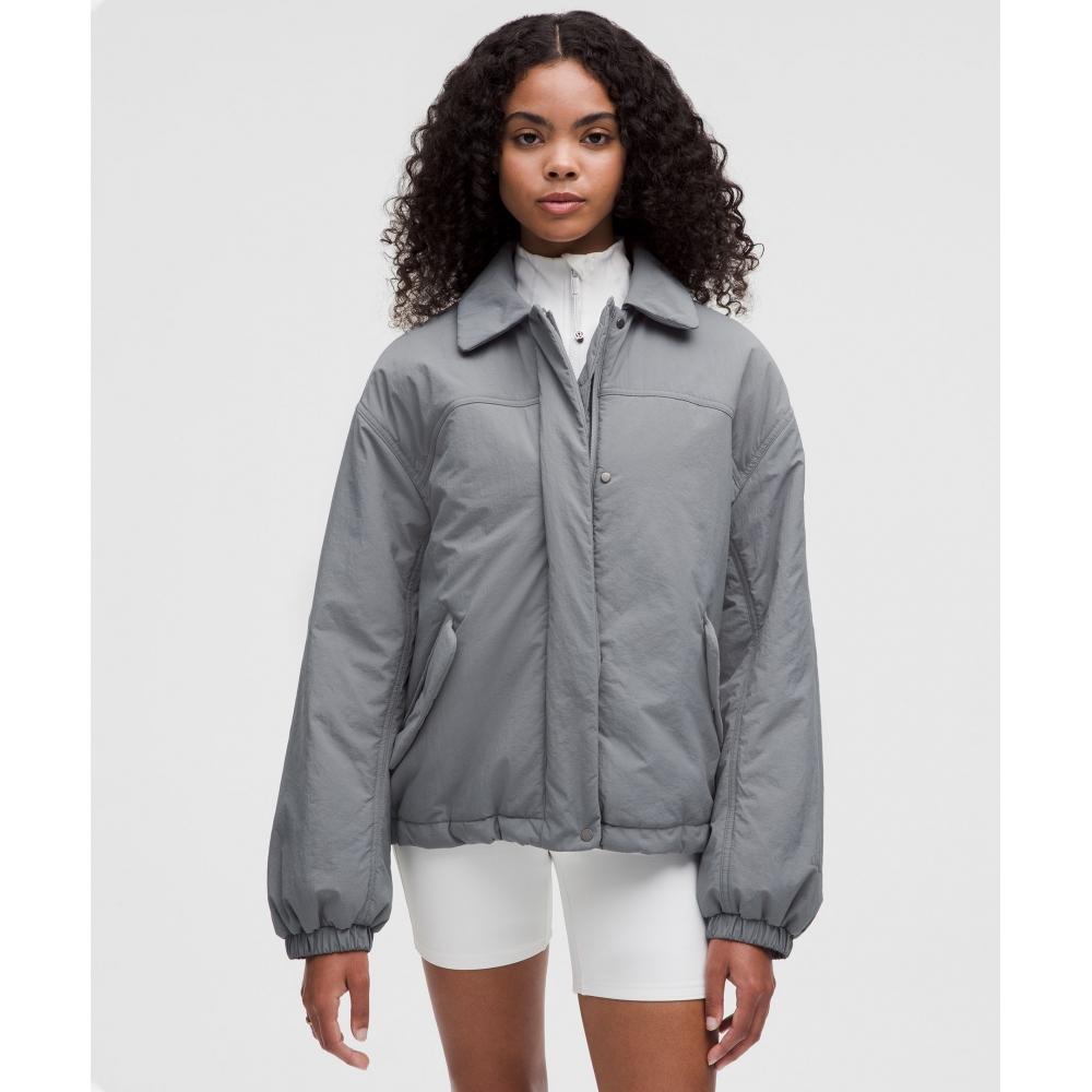 Lululemon Утепленная куртка свободного покроя с воротником, цвет Solar Grey XXXS
Lululemon Утепленная куртка свободного покроя с воротником, цвет Solar Grey XXXS