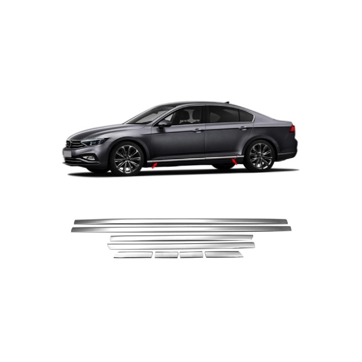 Хромированная накладка боковой двери для Vw Passat B8, 8 шт., 2014-2019 гг. P.elik
Хромированная накладка боковой двери для Vw Passat B8, 8 шт., 2014-2019 гг. P.elik