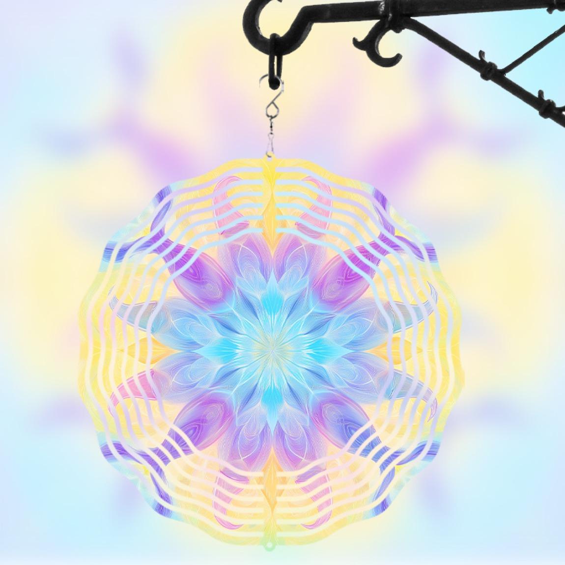 Elegant Hanging Wind Chime 25.4cm Artistic Metal Design for Garden Patio Decor in Purple Blue Yellow with 360 Hook Perfect Gift for Friends 01A
Elegant Hanging Wind Chime 25.4cm Artistic Metal Design for Garden Patio Decor in Purple Blue Yellow with 360 Hook Perfect Gift for Friends 01A