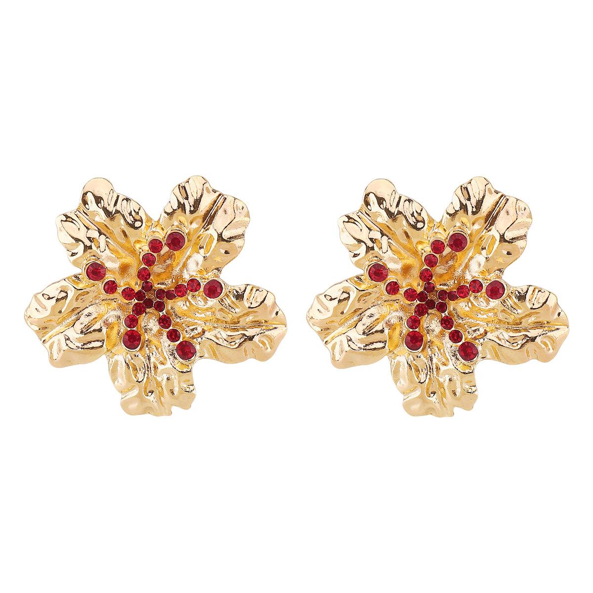 Retro Vintage Gold Flower Earrings Elegant Rhinestone Stud Earrings High Grade Women Fashion Earrings червоний
Retro Vintage Gold Flower Earrings Elegant Rhinestone Stud Earrings High Grade Women Fashion Earrings червоний