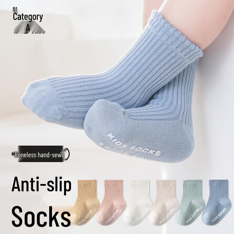 Soft Non-Slip Baby Socks for Ages 0-3, Spring/Autumn L 3-5 years foot length 13-15CM синій
Soft Non-Slip Baby Socks for Ages 0-3, Spring/Autumn L 3-5 years foot length 13-15CM синій