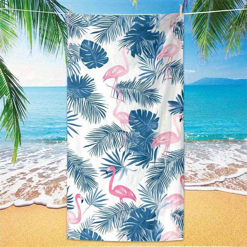 Beach Towel Floral and Flamingo Pattern Sun Protection and Windproof Suitable for Beach Pool Camping Travel Beach Blanket W40*H60(CM)
Beach Towel Floral and Flamingo Pattern Sun Protection and Windproof Suitable for Beach Pool Camping Travel Beach Blanket W40*H60(CM)