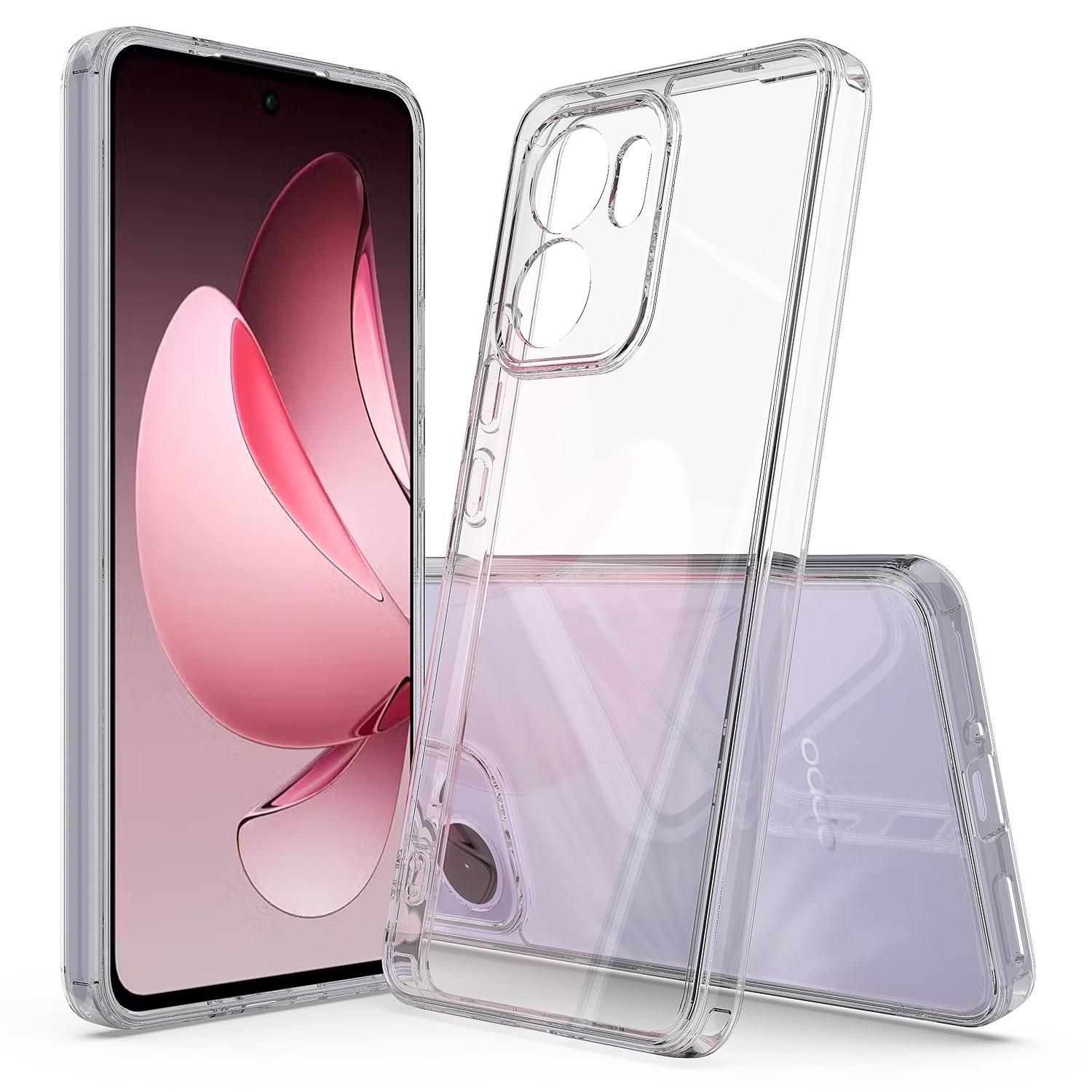 For Oppo Reno13 F 4G/Oppo Reno13 F 5G Clear Phone Case TPU+Acrylic Shockproof Phone Back Cover Clear
For Oppo Reno13 F 4G/Oppo Reno13 F 5G Clear Phone Case TPU+Acrylic Shockproof Phone Back Cover Clear