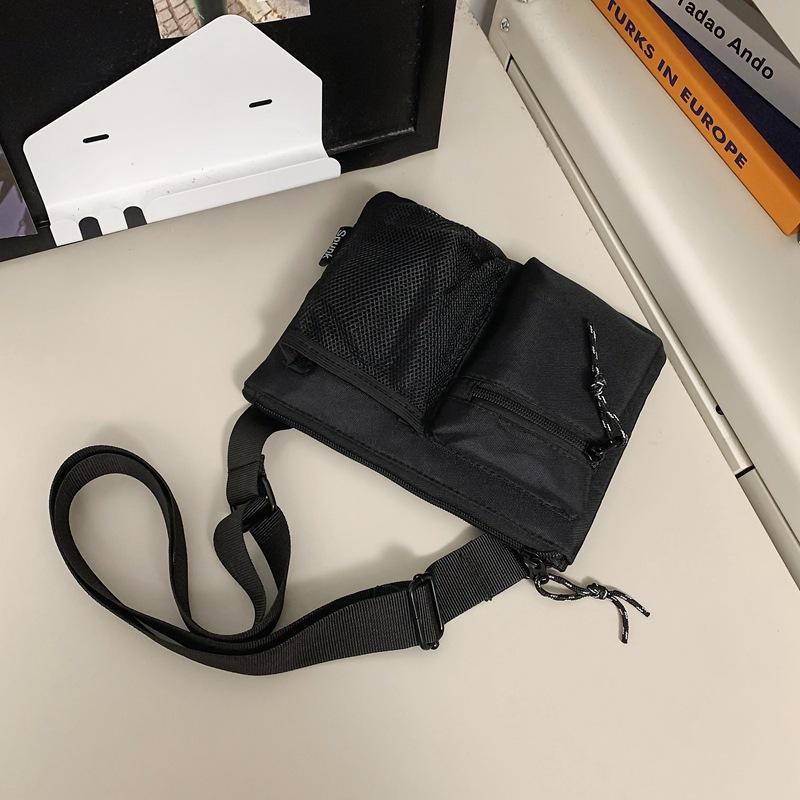 Small messenger bag men s trendy small bag fashion sports mesh shoulder bag female student casual messenger bag чёрный
Small messenger bag men s trendy small bag fashion sports mesh shoulder bag female student casual messenger bag чёрный