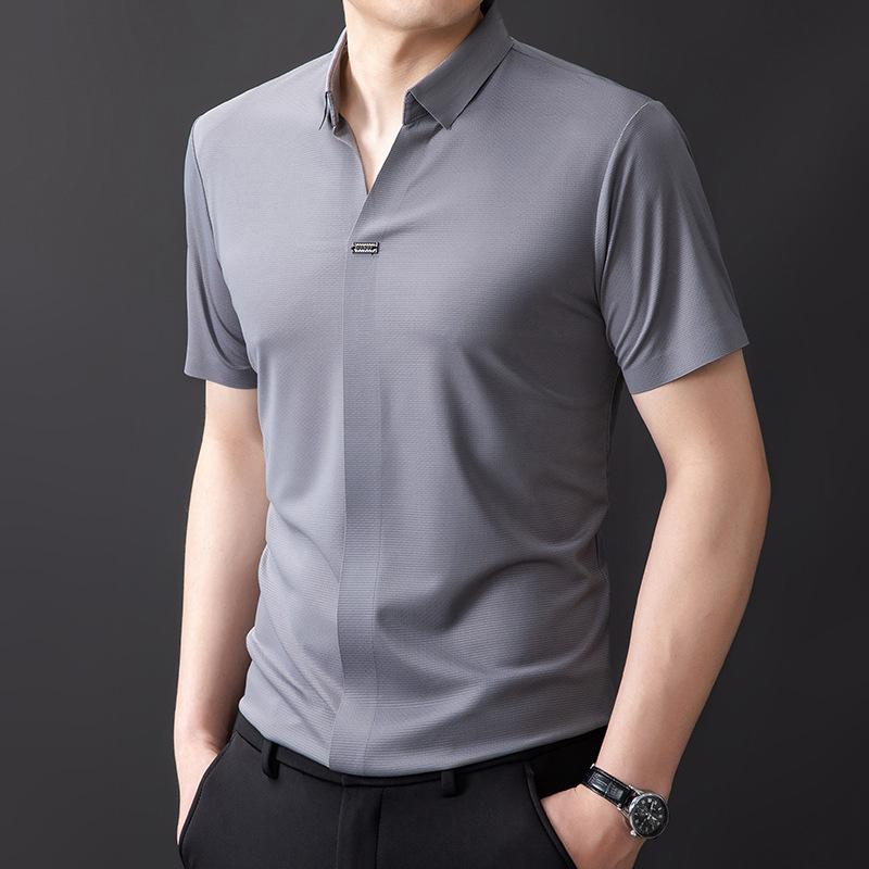 Men s Shirt High-end Summer New Casual Style Half-sleeved Men s Shirt Short-sleeved Inch Shirt Men s Clothes M
Men s Shirt High-end Summer New Casual Style Half-sleeved Men s Shirt Short-sleeved Inch Shirt Men s Clothes M