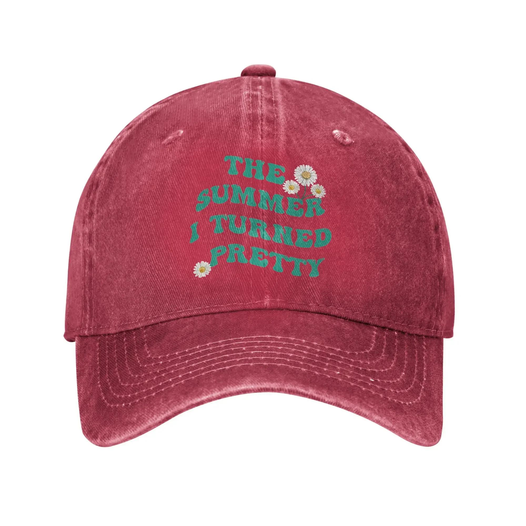 Unisex The Summer I Turned Pretty Daisy Cute Cap Wear Baseball Cap Vintage Trucker Hats Adjustable One Size
Unisex The Summer I Turned Pretty Daisy Cute Cap Wear Baseball Cap Vintage Trucker Hats Adjustable One Size