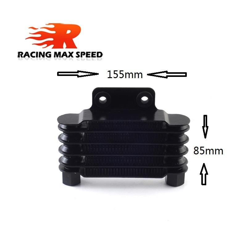 High Quality Universal Motorcycle Small Oil Cooler 158 mm 5 row silver and black SO-02 black m10 x 1.25
High Quality Universal Motorcycle Small Oil Cooler 158 mm 5 row silver and black SO-02 black m10 x 1.25