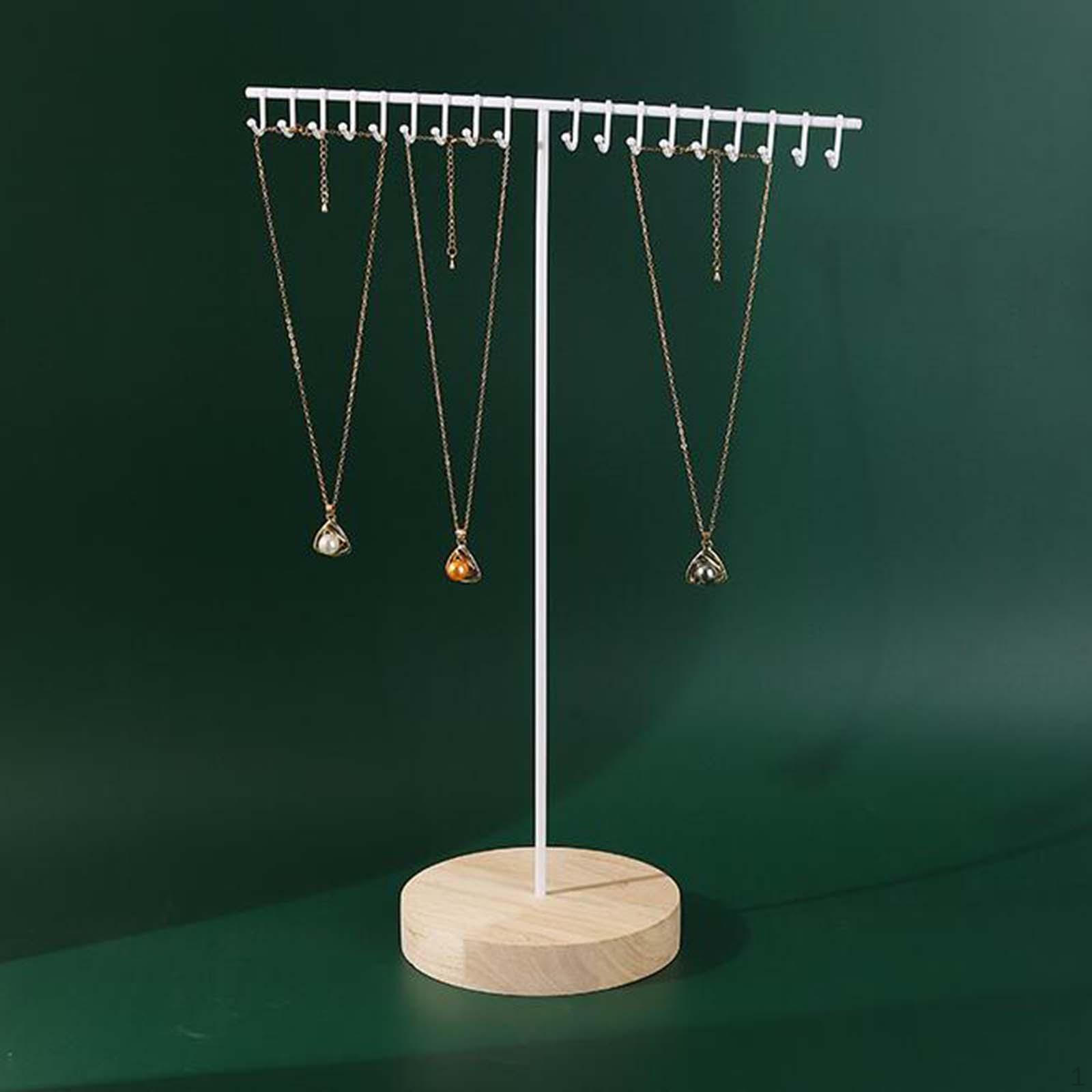 Подставка для ювелирных изделий, браслеты, держатель, подвесные серьги, ожерелье, 18 крючков, металлические белый
Подставка для ювелирных изделий, браслеты, держатель, подвесные серьги, ожерелье, 18 крючков, металлические белый