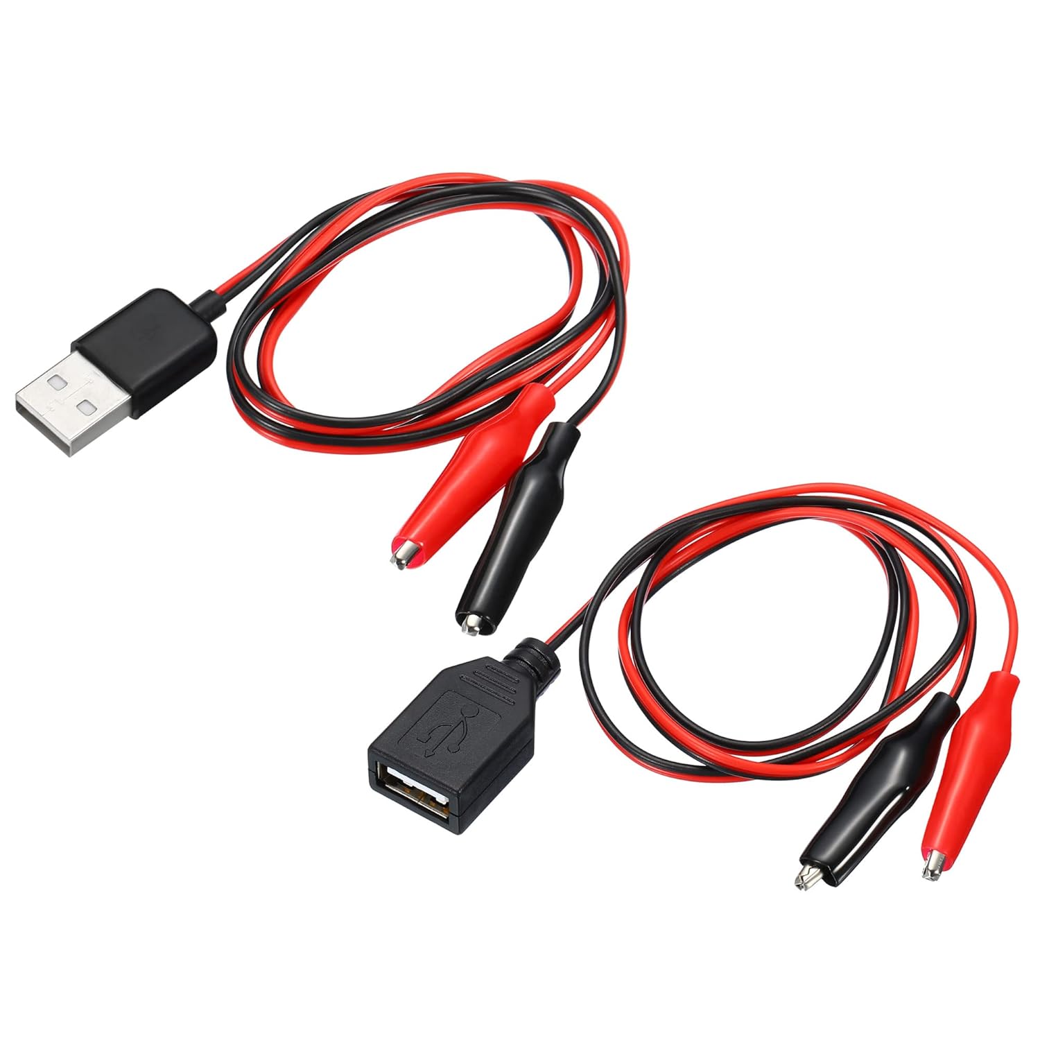 USB to Alligator Clip Adapter Cable Male Female USB to Alligator Clip Probe USB Cables with Alligator Clip for Circuit Test
USB to Alligator Clip Adapter Cable Male Female USB to Alligator Clip Probe USB Cables with Alligator Clip for Circuit Test