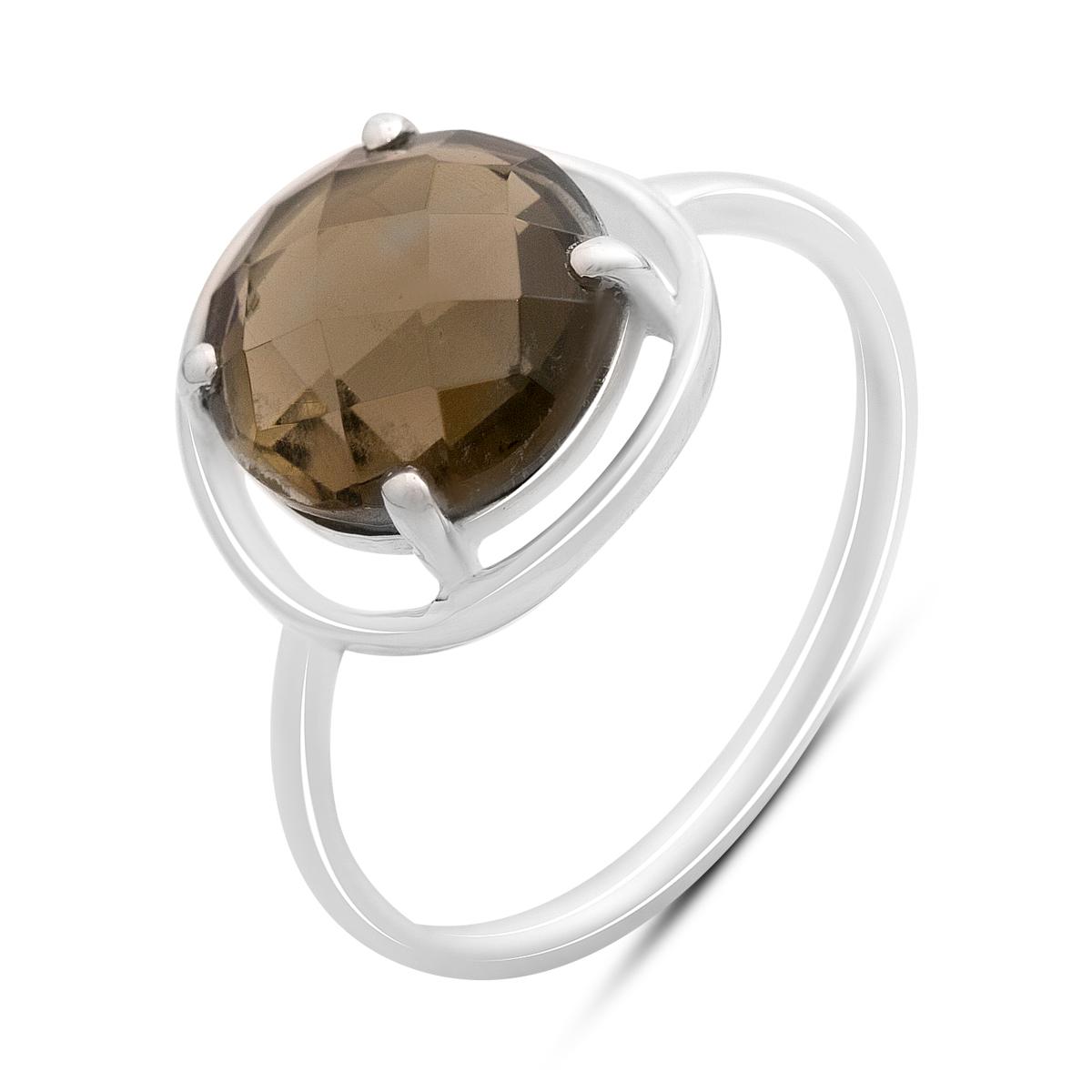 Silver ring with natural rauchtopaz (smoky quartz) 3.425ct, item weight 2.38 g (2207276) 17.5 смокі топазу кольору
Silver ring with natural rauchtopaz (smoky quartz) 3.425ct, item weight 2.38 g (2207276) 17.5 смокі топазу кольору