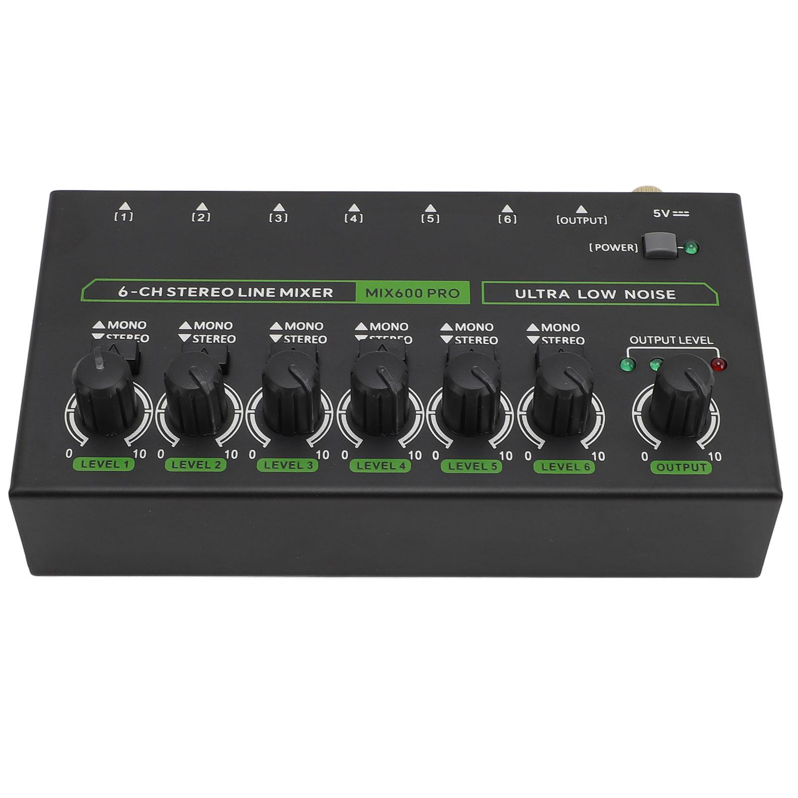Профессиональный 6-канальный микшерный пульт с RGB-подсветкой, объемным звуком и независимым регулятором громкости US Plug
Профессиональный 6-канальный микшерный пульт с RGB-подсветкой, объемным звуком и независимым регулятором громкости US Plug