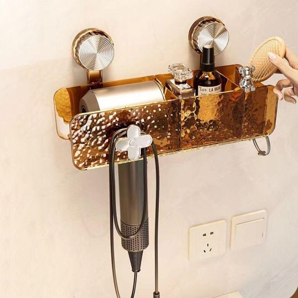 Punch-free Suction Cup Hair Dryer Holder Plastic Blower Holder Durable Hair Dryer Rack Bathroom шампанського
Punch-free Suction Cup Hair Dryer Holder Plastic Blower Holder Durable Hair Dryer Rack Bathroom шампанського