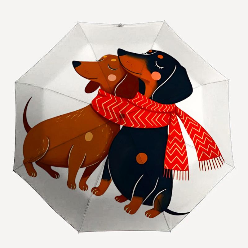 1pc Dogs Scarf Automatic Folding Umbrella - Windproof Compact Travel Umbrella with Auto Open/Close, 8-Rib Heavy-Duty Shaft for Women/Men A009
1pc Dogs Scarf Automatic Folding Umbrella - Windproof Compact Travel Umbrella with Auto Open/Close, 8-Rib Heavy-Duty Shaft for Women/Men A009