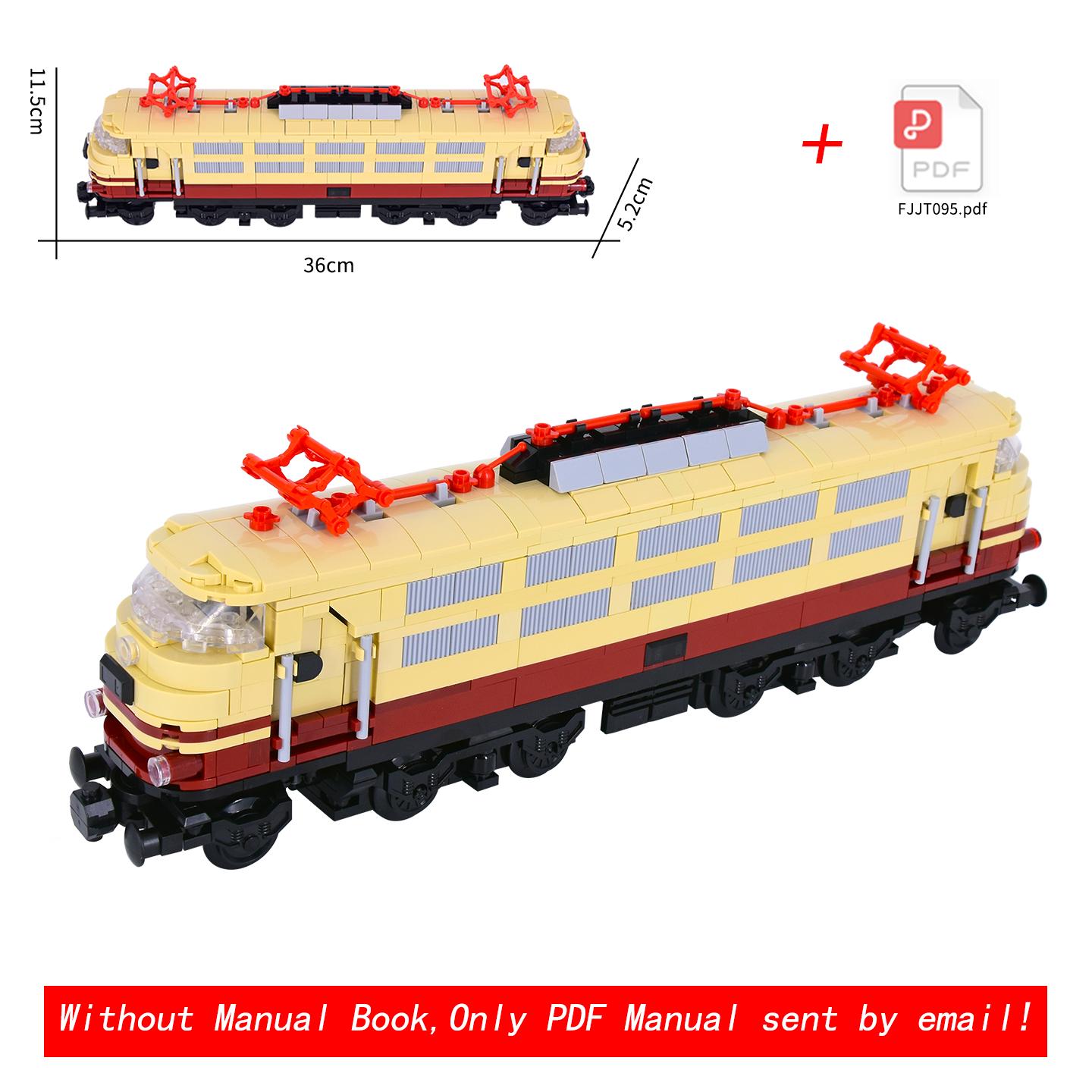 MOC Город Креативная Идея Поезд Rheingold BR 103 Строительство Классические Авто Блоки Кирпичи Сборные DIY Игрушки
MOC Город Креативная Идея Поезд Rheingold BR 103 Строительство Классические Авто Блоки Кирпичи Сборные DIY Игрушки