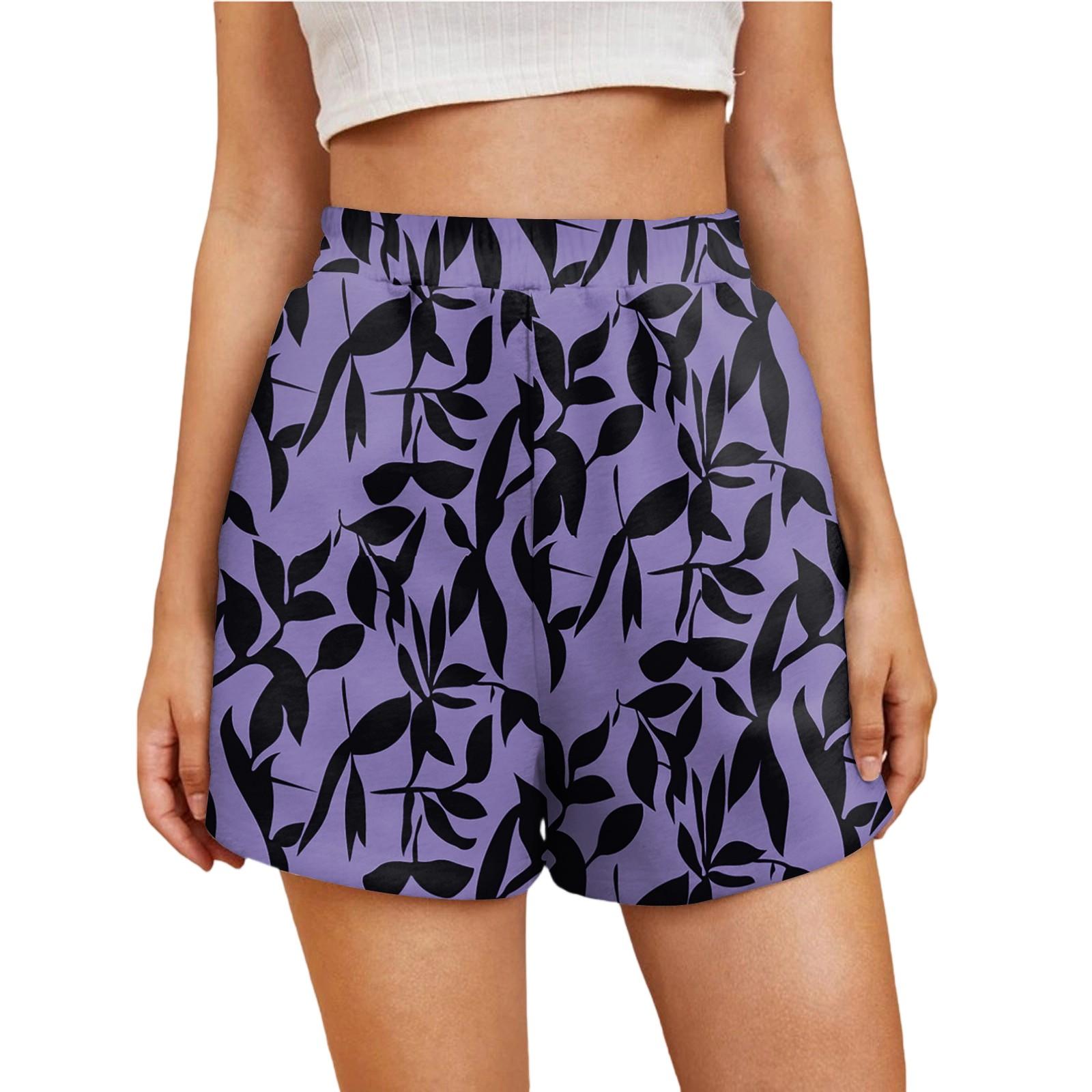 Ladies Casual Fashion High Waist Floral Elasticated Waist Shorts L фіолетовий
Ladies Casual Fashion High Waist Floral Elasticated Waist Shorts L фіолетовий