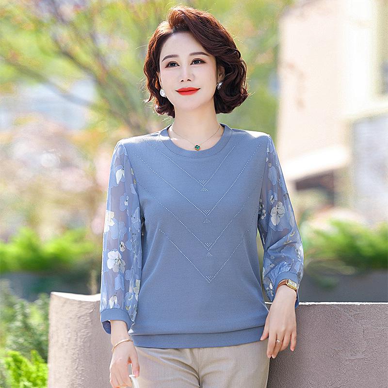 Mid-Age Mom s Fashionable Nine-Sleeve Spring/Autumn Shirt 2025 XL for 45-55 kg светло-синий
Mid-Age Mom s Fashionable Nine-Sleeve Spring/Autumn Shirt 2025 XL for 45-55 kg светло-синий