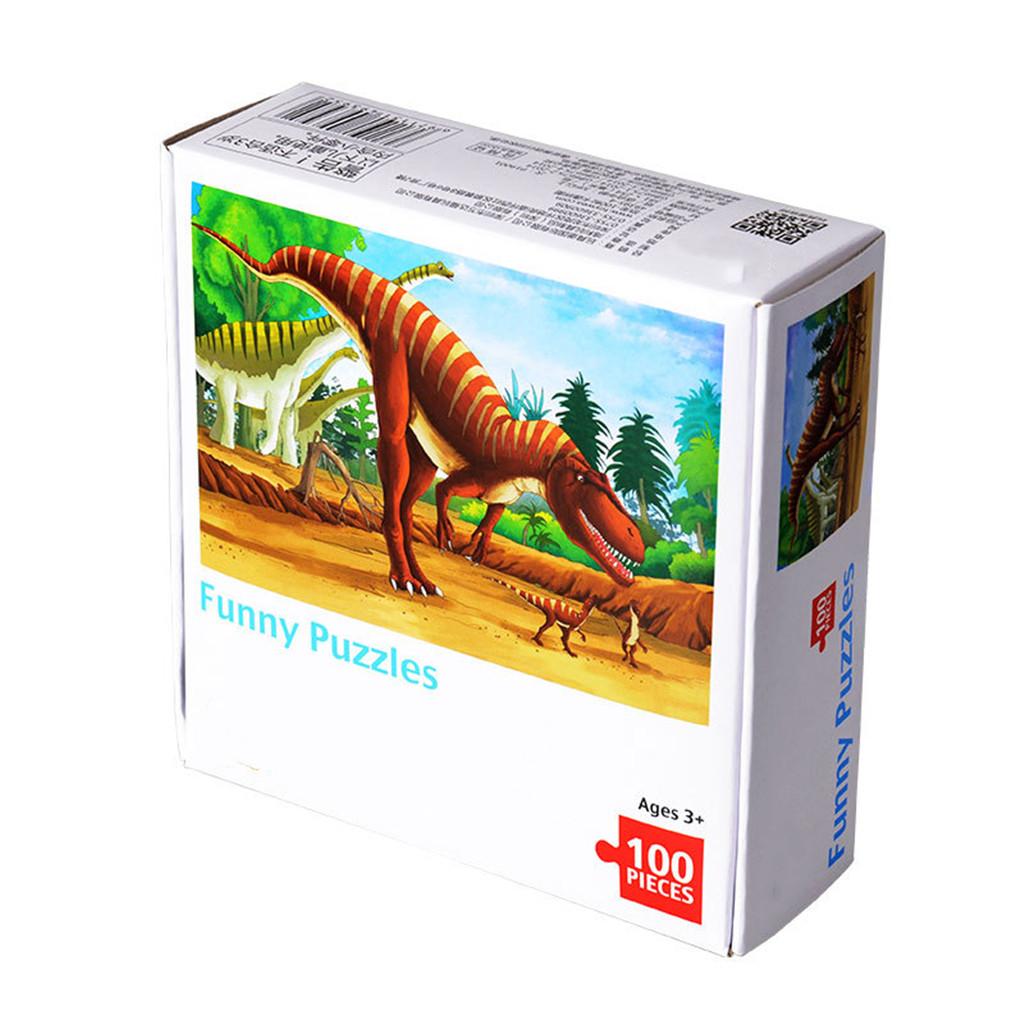 Детская головоломка с динозаврами, 100 шт., образовательная мультяшная игра-головоломка, детские игрушки
Детская головоломка с динозаврами, 100 шт., образовательная мультяшная игра-головоломка, детские игрушки