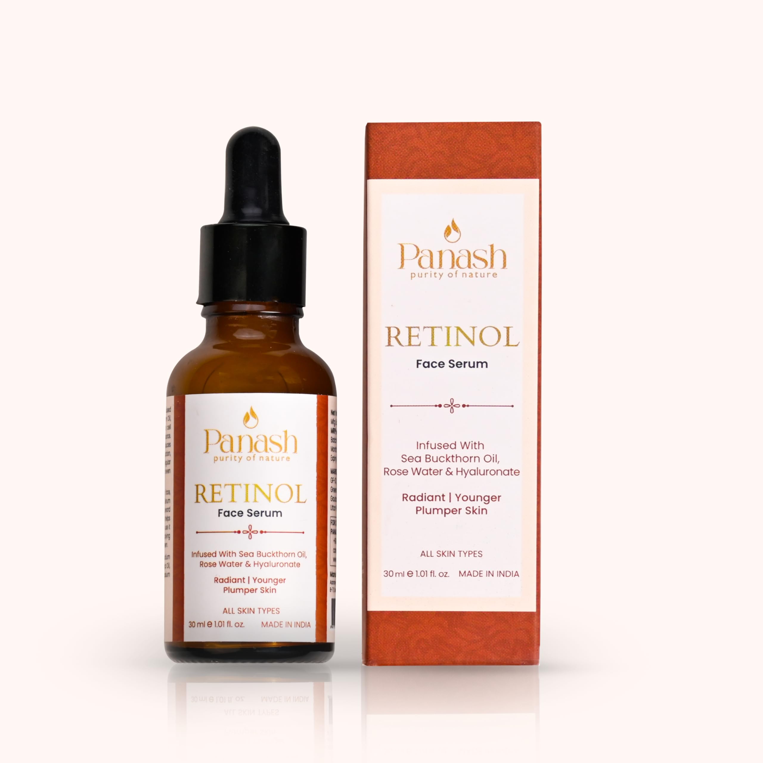 Сыворотка для лица Panash Wellness с ретинолом, гиалуроновой кислотой, маслом облепихи и шиповника, антивозрастная сыворотка от морщин, мелких линий и неровного тона, Ги
Сыворотка для лица Panash Wellness с ретинолом, гиалуроновой кислотой, маслом облепихи и шиповника, антивозрастная сыворотка от морщин, мелких линий и неровного тона, Ги