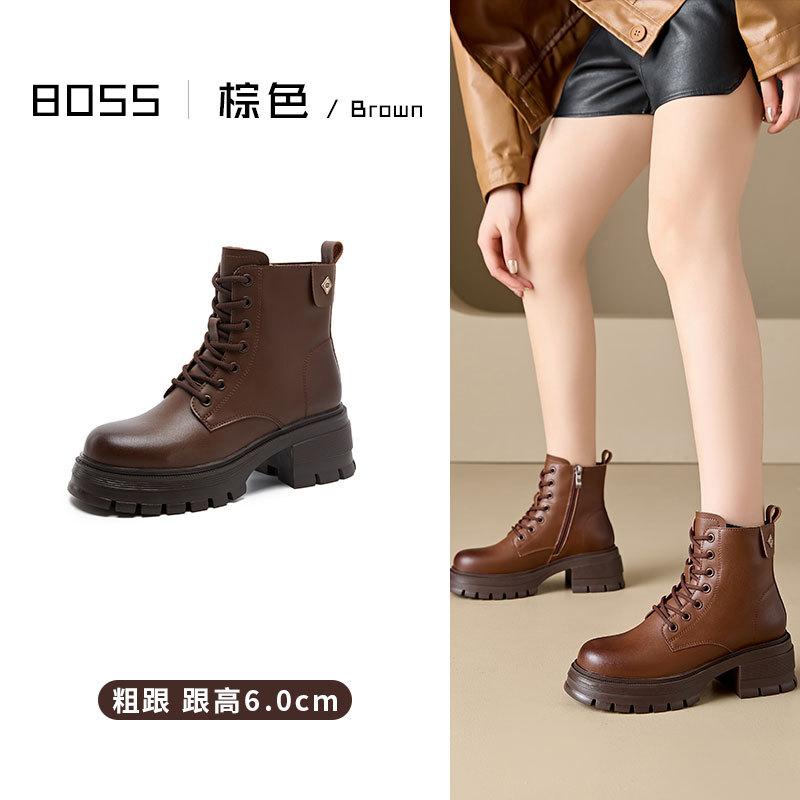 Thick-soled high-heeled leather Martin boots women s summer versatile British round-headed short boots black thick-heeled polished thin boots 35
Thick-soled high-heeled leather Martin boots women s summer versatile British round-headed short boots black thick-heeled polished thin boots 35