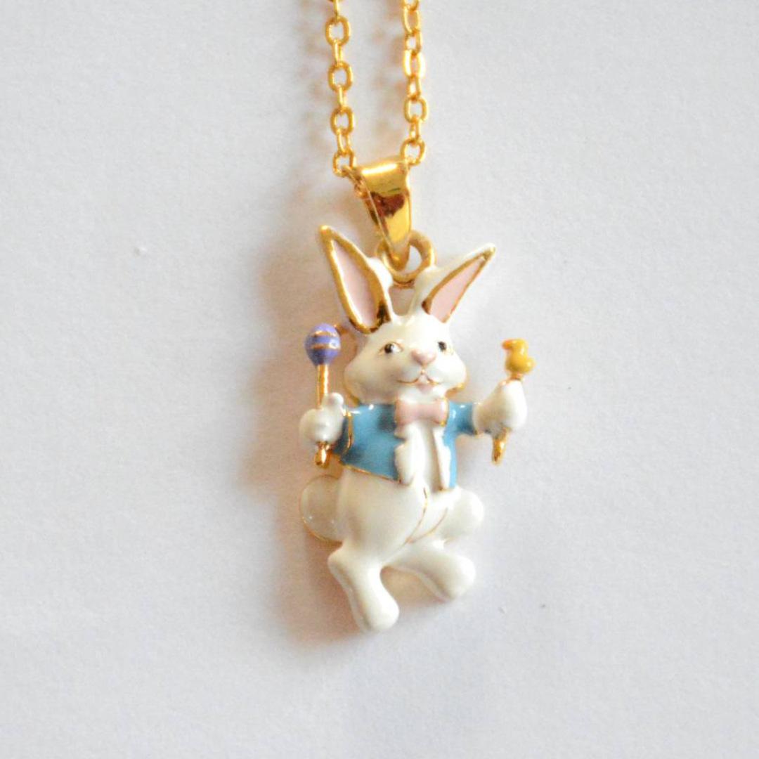 Cartoon White Rabbit Necklace Multi-Shape Diamond-Set Decoration Sweet And Fresh Daily Versatile Exquisite Collarbone Chain
Cartoon White Rabbit Necklace Multi-Shape Diamond-Set Decoration Sweet And Fresh Daily Versatile Exquisite Collarbone Chain