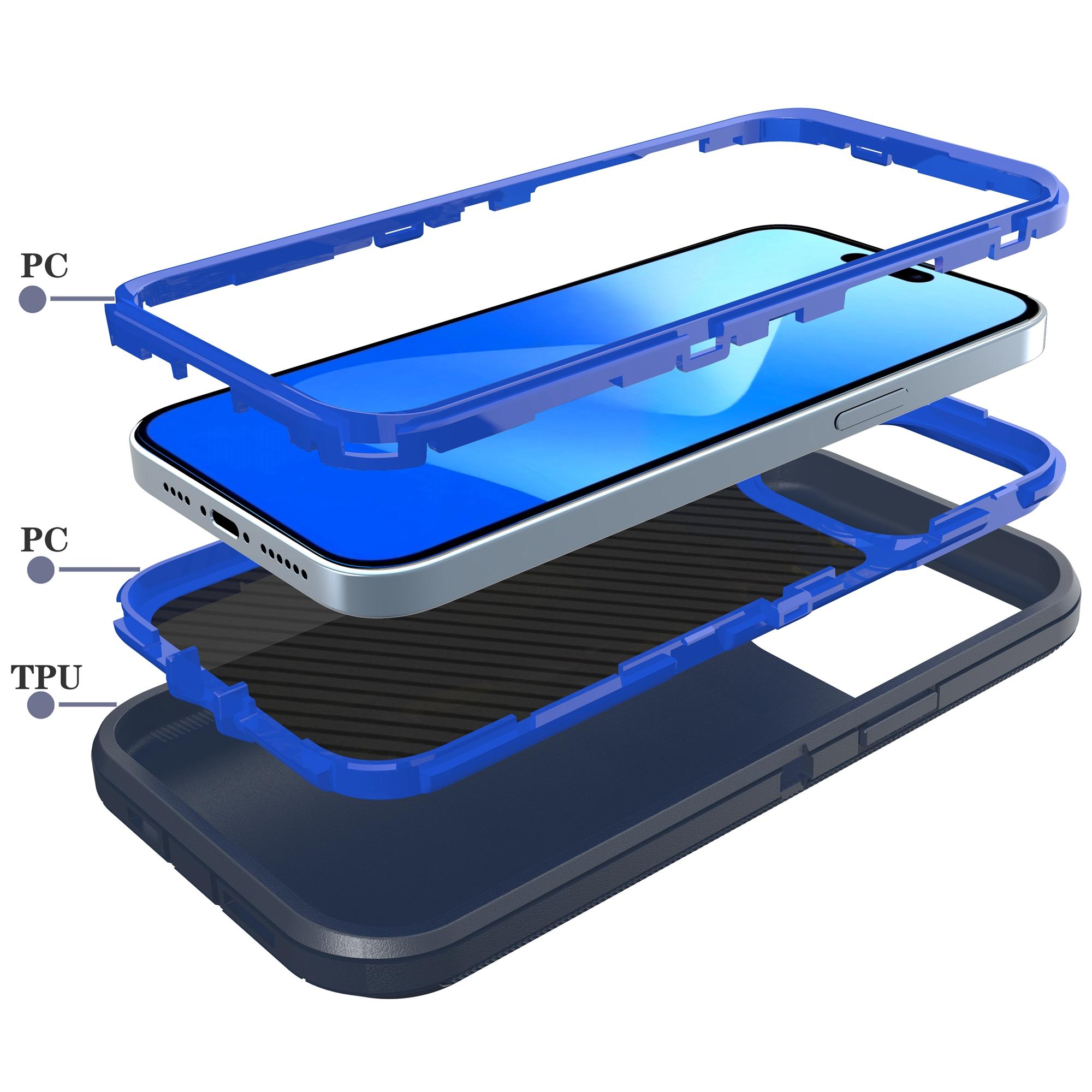 For iPhone 15 Pro Max Case 3 in 1 Detachable Shockproof Anti Slip TPU+PC Phone Back Cover White/Grey
For iPhone 15 Pro Max Case 3 in 1 Detachable Shockproof Anti Slip TPU+PC Phone Back Cover White/Grey
