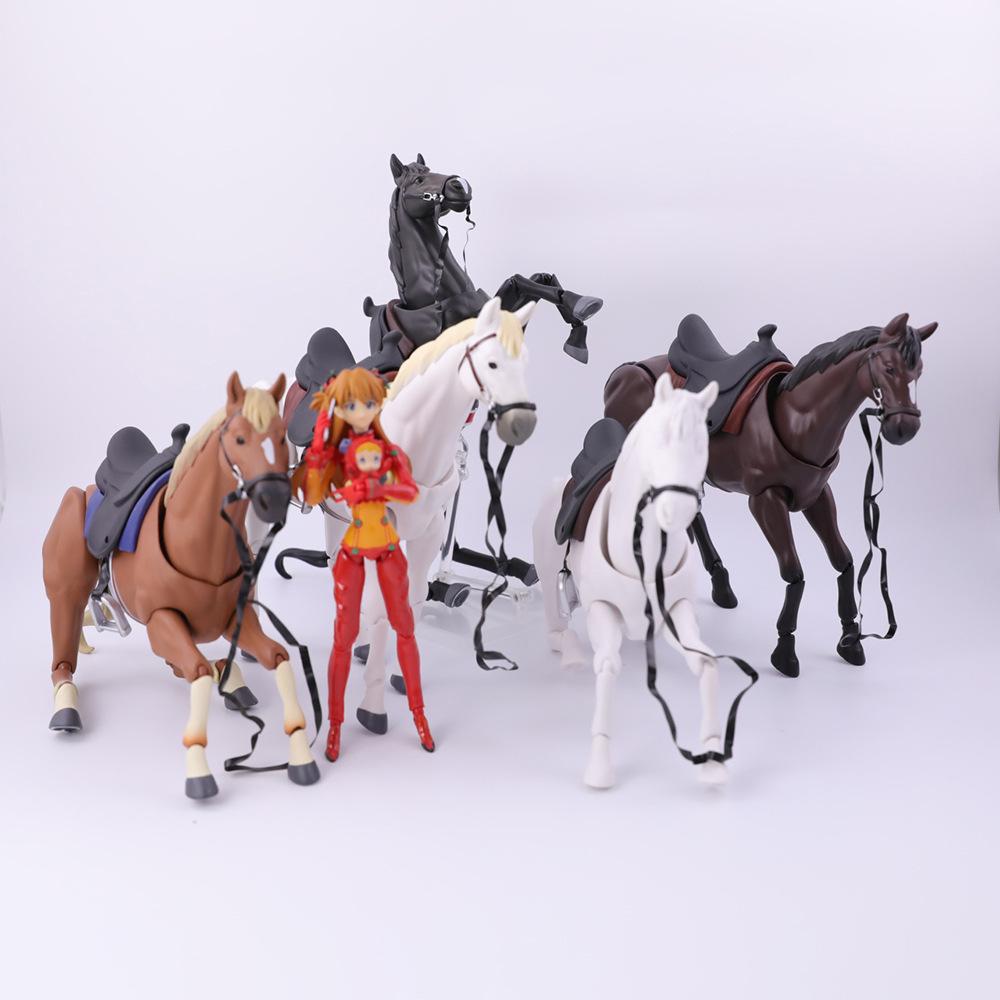 Подвижная модель животного Figma Лошадь и фигурка всадника для росписи и симуляции
Подвижная модель животного Figma Лошадь и фигурка всадника для росписи и симуляции